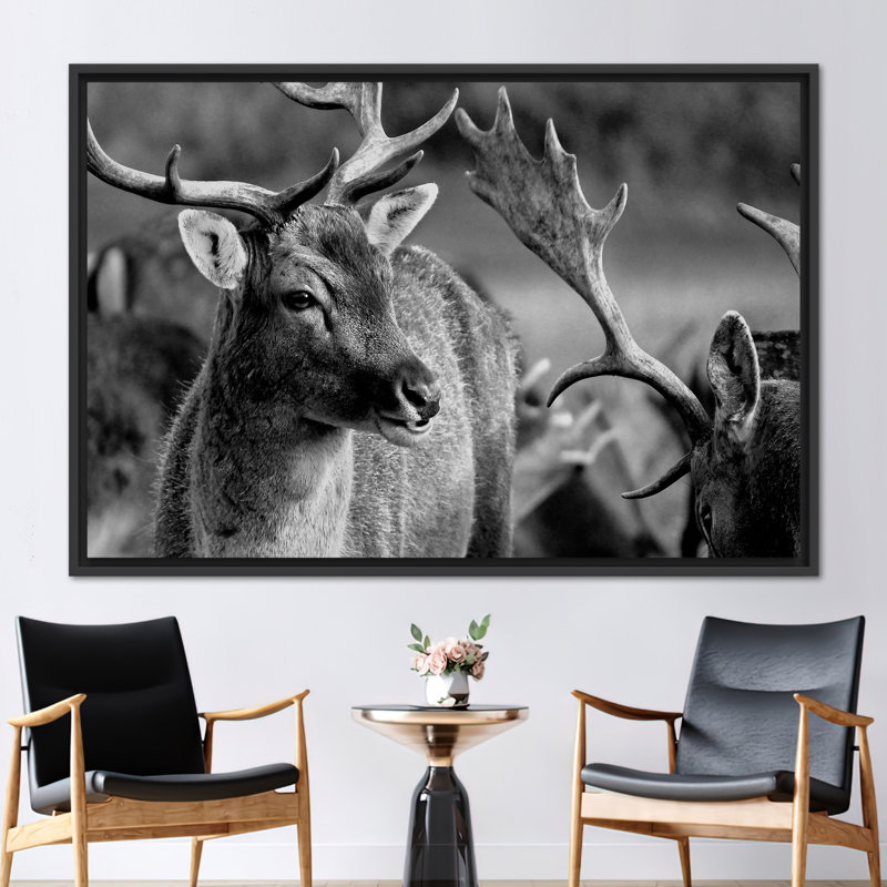 Print on Canvas, Framed Print without Mat, 20 cm H x 30 cm W, Black