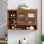 Armoire coulissante 35,4 "à 3 portes avec trois niveaux d'espace de rangement-651535914