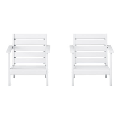 Chaise à assise profonde (ensemble de 2)