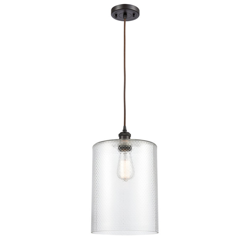 Leilani 1 - Light Single Pendant, Oil Rubbed Bronze, Clear, No Bulb Included