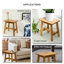 Imauri 18'' Tall Solid Wood Stool