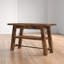 Console en bois massif 50 po Koichiro