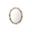 Zoe Round Brass Mirror