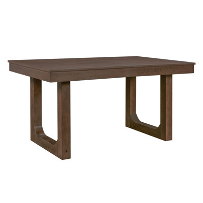 60"-78" Extendable Dining Table, Farmhouse Wooden Kitchen Table with Removable Leaf, Large Expanding Table for 4-8