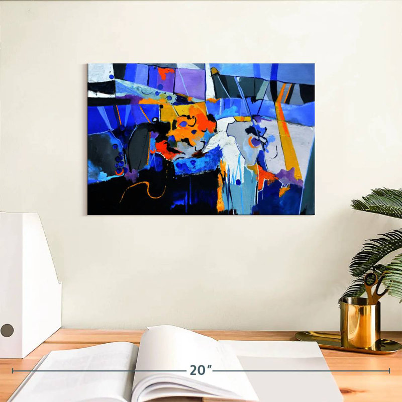 Avery Smile Abstract, 8" H x 12" W