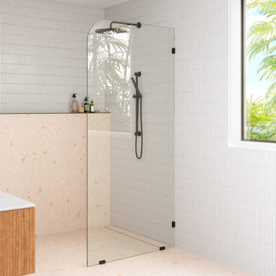 Solaris Frameless Fixed Radius Shower Panel