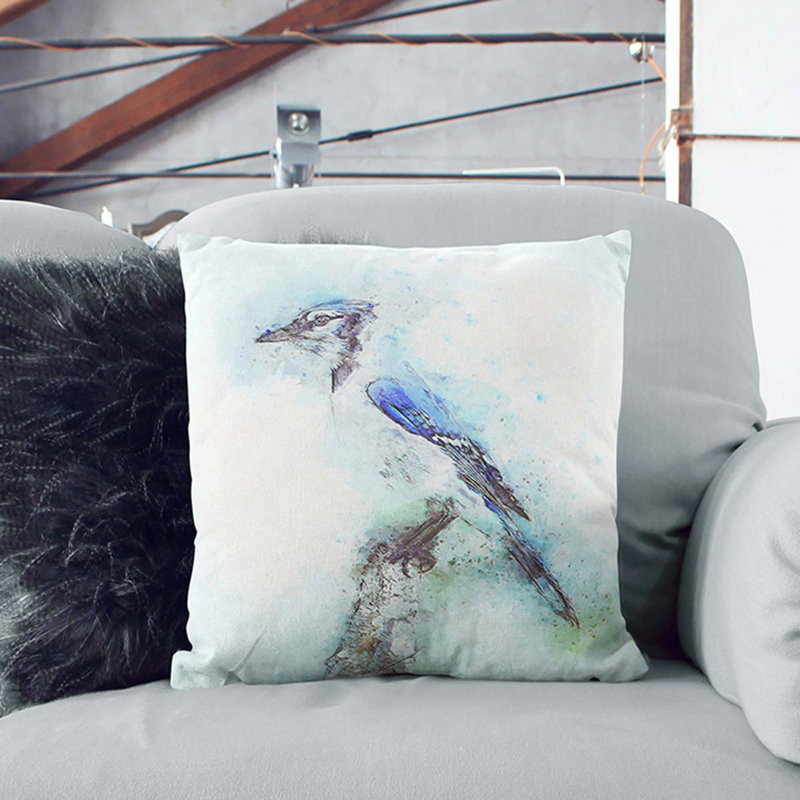 Square Throw Cushion, 55cm H x 55cm W x 20cm D