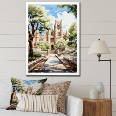 College College Buildings V - décoration murale paysages urbains