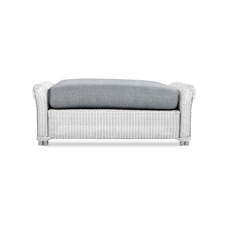 Reflections Outdoor Ottoman, Sandberg Flax, Mink