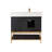 Rea 36" Single Bathroom Vanity Set With Grain White Composite Stone Countertop With Mirror-1445015294-1445015169