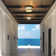 Matte Black 2 - Bulb Outdoor Flush Mount