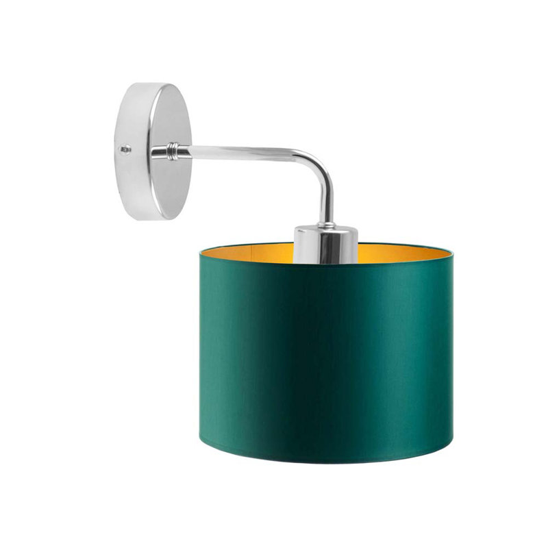 Mallen Steel Armed Sconce, Green
