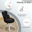 Fauteuil de bureau réglable en tissu-1165780074
