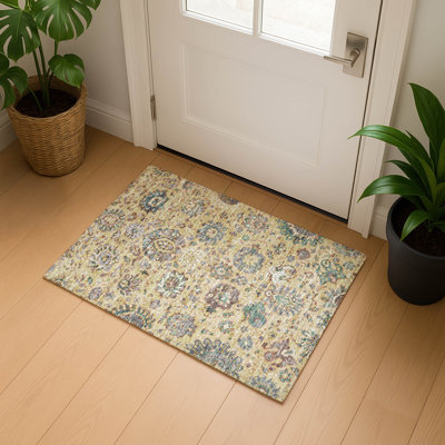 Premium Machine Washable Ariel Global Rug