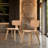 Nova Wood Dining Room Set For 4 — Modern Scandinavian Design With Ergonomic Curved Chairs-1447167861-1445105541