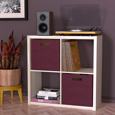 30" H x 30" W Decorative Cube Bookcase