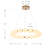 Harmehar 29" Wide Acrylic Circular Ring Orbit LED Integrated Chandelier-1212512511-1212512504
