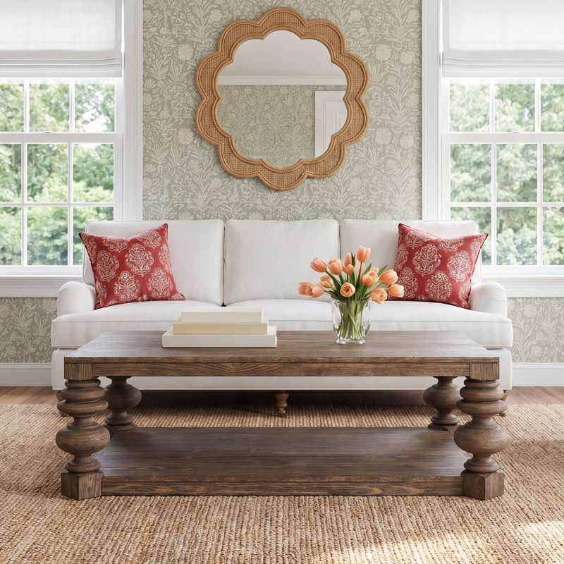 Meliah Solid Wood Single Coffee Table