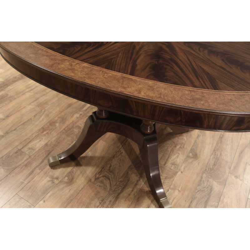 Oval Mahogany Wood Dining Table
