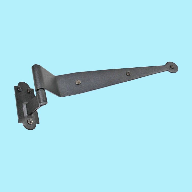 Offset Iron Strap Hinge with Pintle