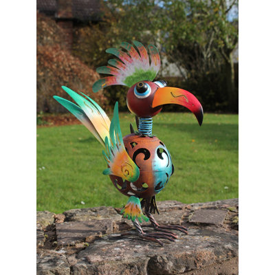 Yousif Animals Weather Resistant Metal Garden Statue