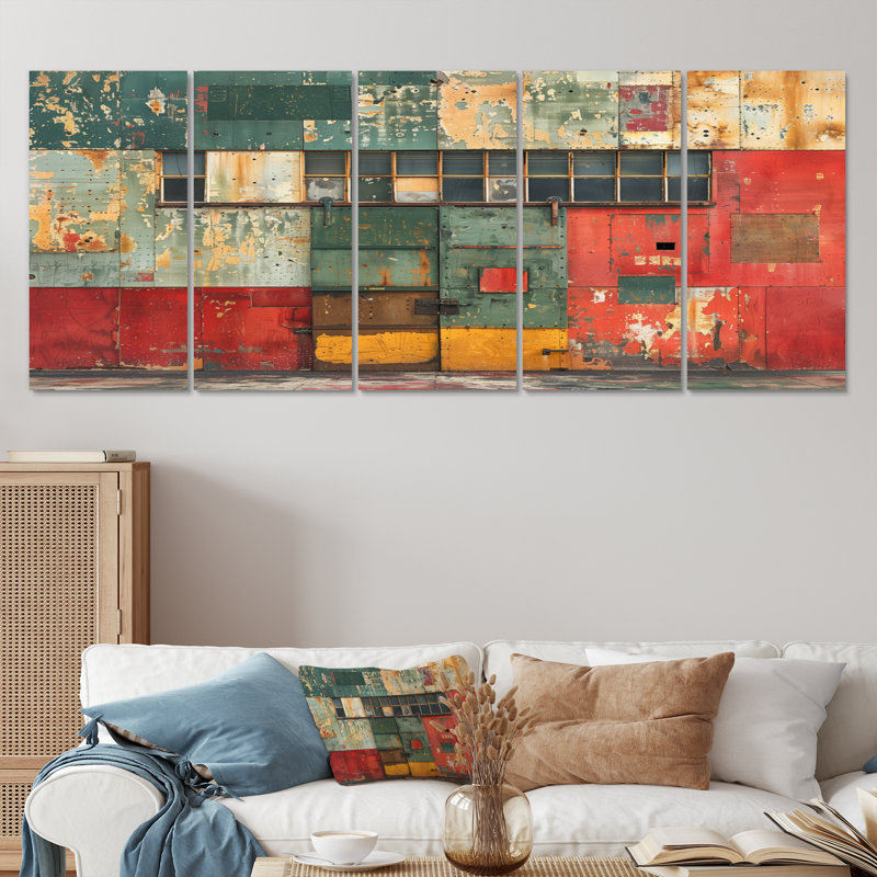 Foulton - Warehouses Wall Art Print Set, 28" H x  60" W