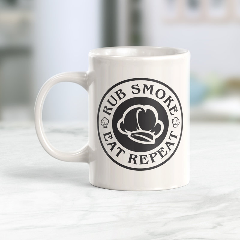 Grande tasse à café Rub Smoke, 11 oz, Céramique