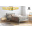 32″ Modern Shaker Solid Pine Platform Bed with Slat Support – Twin, No Box Spring Required for Toddlers and Teens-114839403