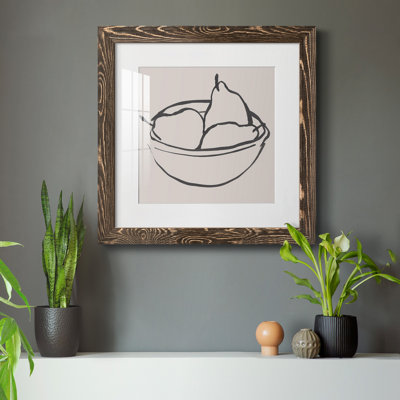 " Simple Pear II " Painting Print