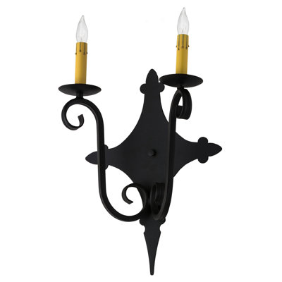 Angelique 2 - Light Candle Wall Light