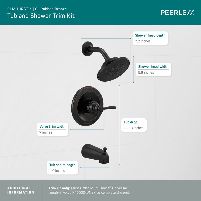 Elmhurst All-In-One Kit, Oil Rubbed Bronze