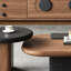 Table basse simple et légère au design luxueux