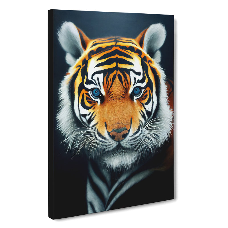 Striking Tiger No.3 - Wrapped Canvas, 60cm H x 35cm W x 3cm D