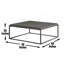 Tekoa - Table basse - Brun foncé