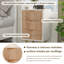 40cm W Manufactured Wood Bedside Table
