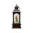 Kurt Adler Battery Operated LED Santa Lantern with Twirling Snow Motion, 9in
