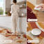 Tapis de cuisine lavables antidérapants Retro Swirls