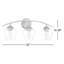 Layfield 3-Light Dimmable Vanity Light in Chrome-1790499418