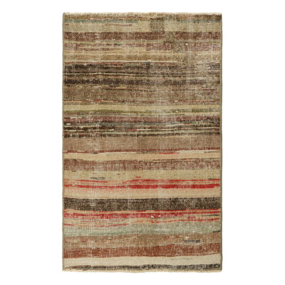 One-of-a-Kind 2'8" X 2'10" Hand Knotted Area Rug