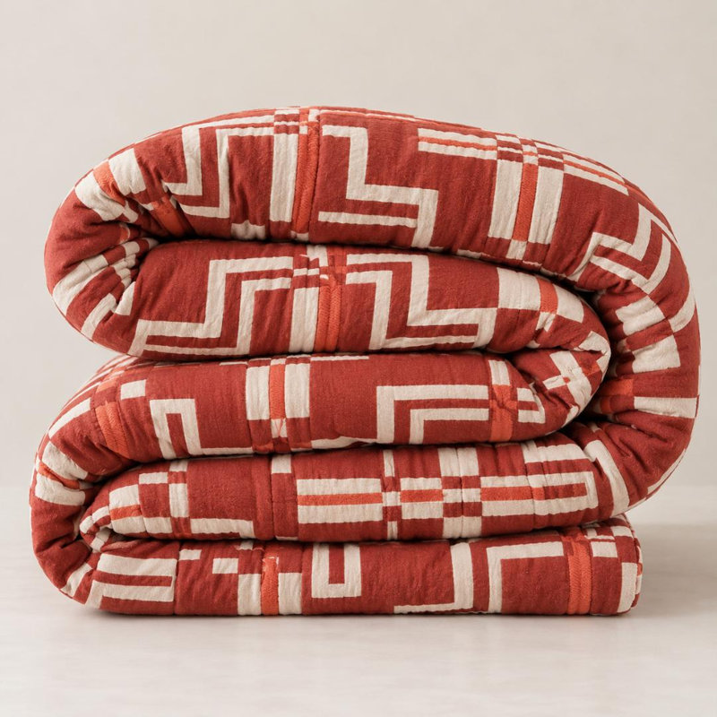 Pendleton San Marcos Persimmon Queen Quilt, Queen