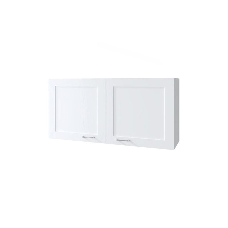 Kitchen Wall Cabinet With 2 Doors, White