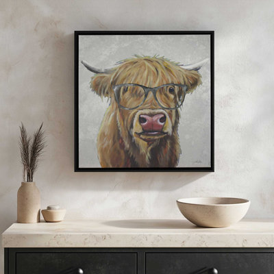 «Highland with Glasses» par Lee Keller, reproduction d'art