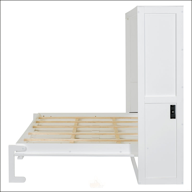 Lit escamotable double pleine grandeur