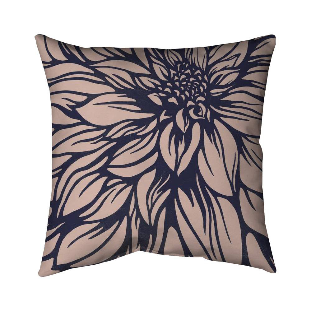 Blue Flower Aldith Square Throw Pillow – The Well Appointed House