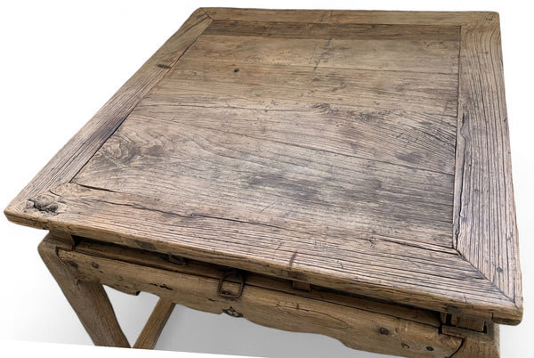 Square Solid Wood Dining Table