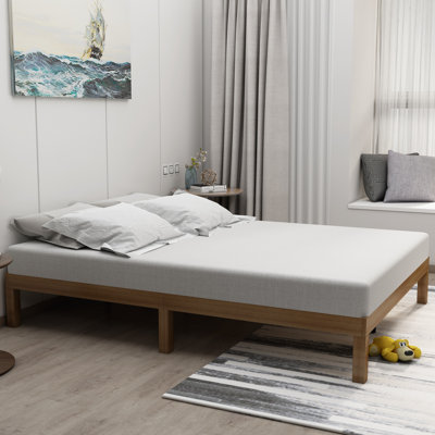 Grand cadre de lit plateforme 12,13 po sans matelas