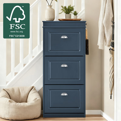 Moriah 12 Pair Shoe Storage Cabinet