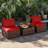 2-Person Outdoor Seating Group With Cushions-439680382
