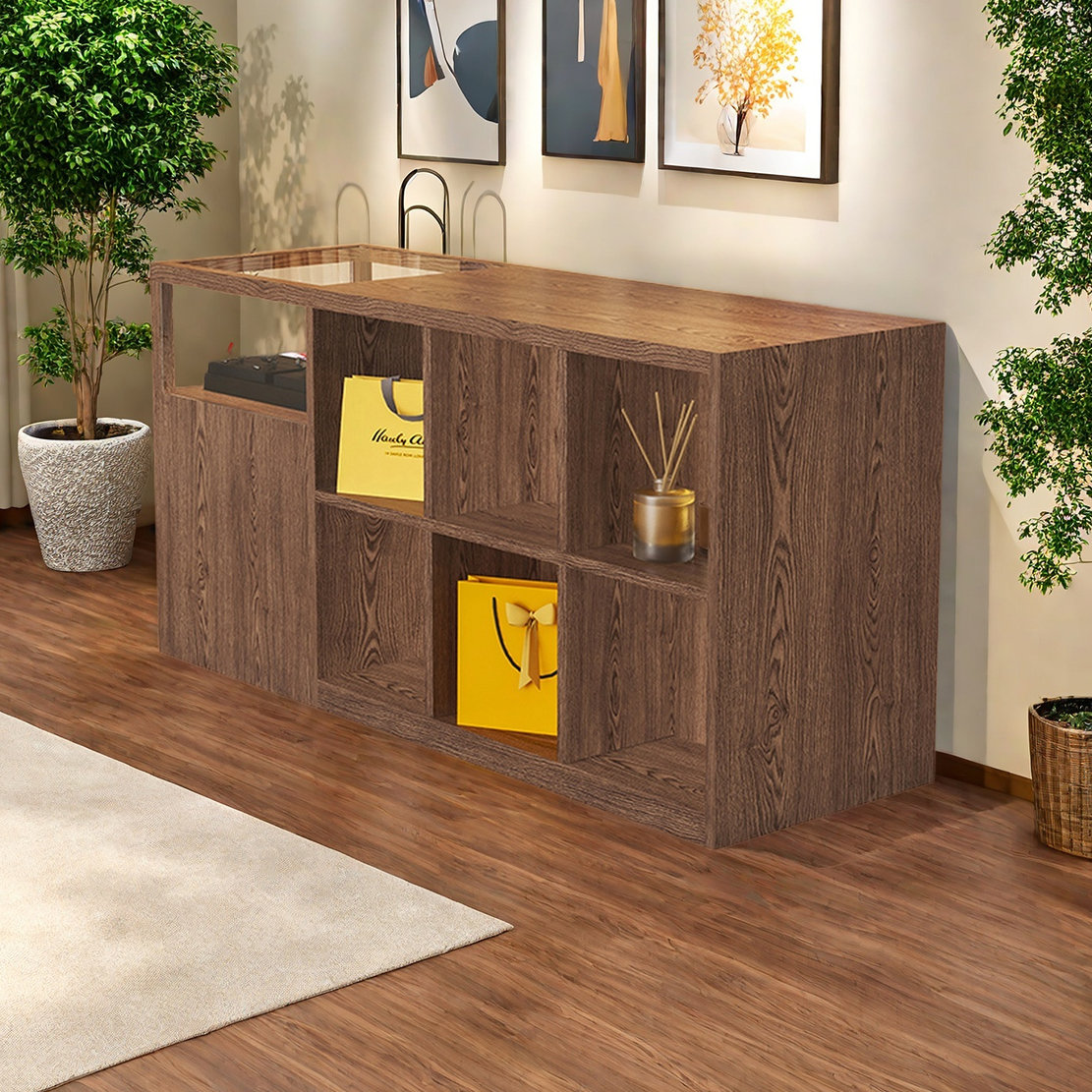 Beicang Home Multi-functional display center island cabinet | Wayfair