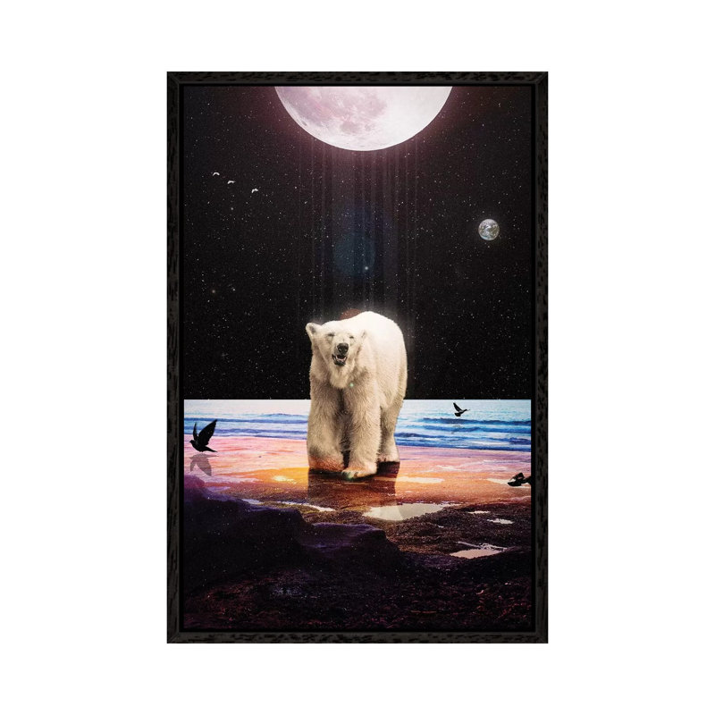 Lone Soul by Nicebleed - Print on Canvas, 101.6cm H x 66.04cm W x 3.81cm D, Black Framed